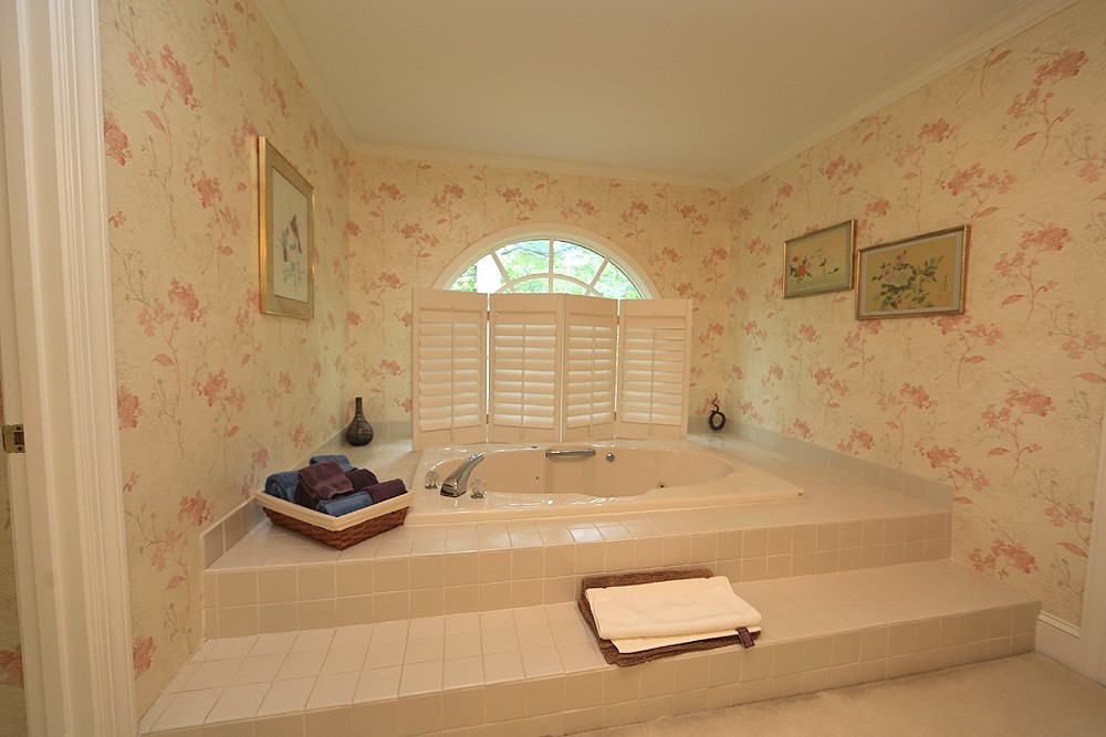 14408 Possum Track Road Raleigh, NC 27614 - Photo 13 of 25 Luxurious whirlpool tub and palladium window Master Bath/Spa
