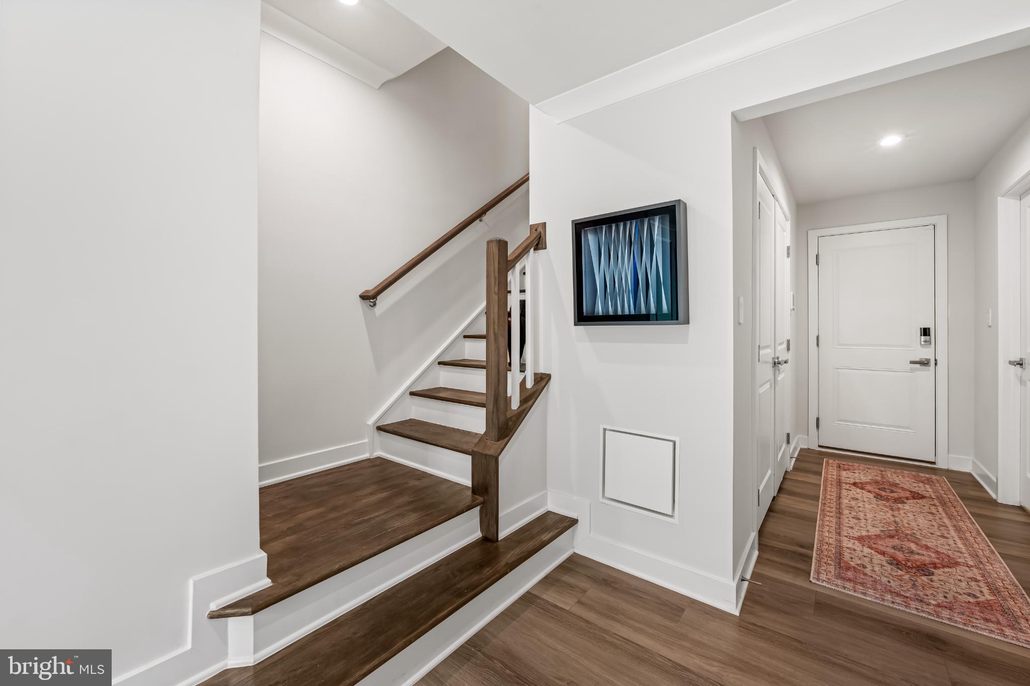 1526 Lowman Street Baltimore, MD 21230 - Photo 8 of 40 Inviting entryway with modern staircase