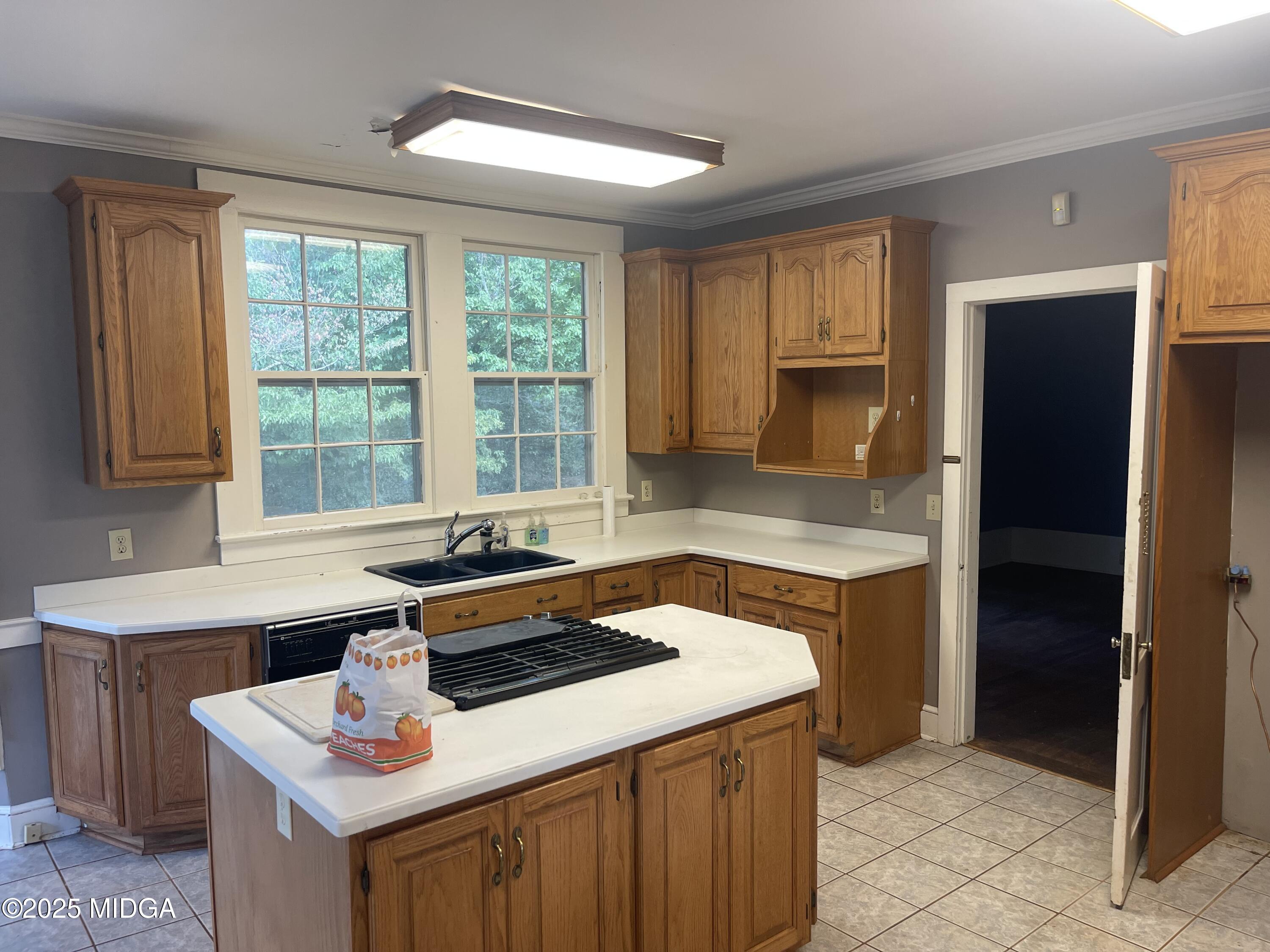 307 Woolfolk Road Fort Valley, GA 31030 - Photo 48 of 62 a kitchen with a stove and a sink