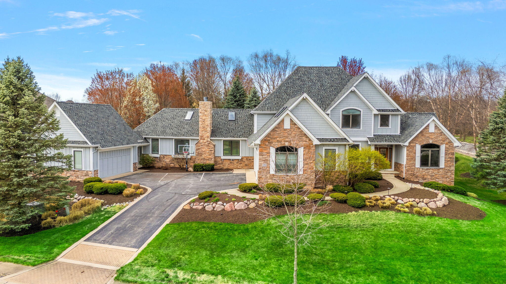 2252 Marrell Hill Road Valparaiso, IN 46385 - Photo 1 of 49 a front view of a house with a yard