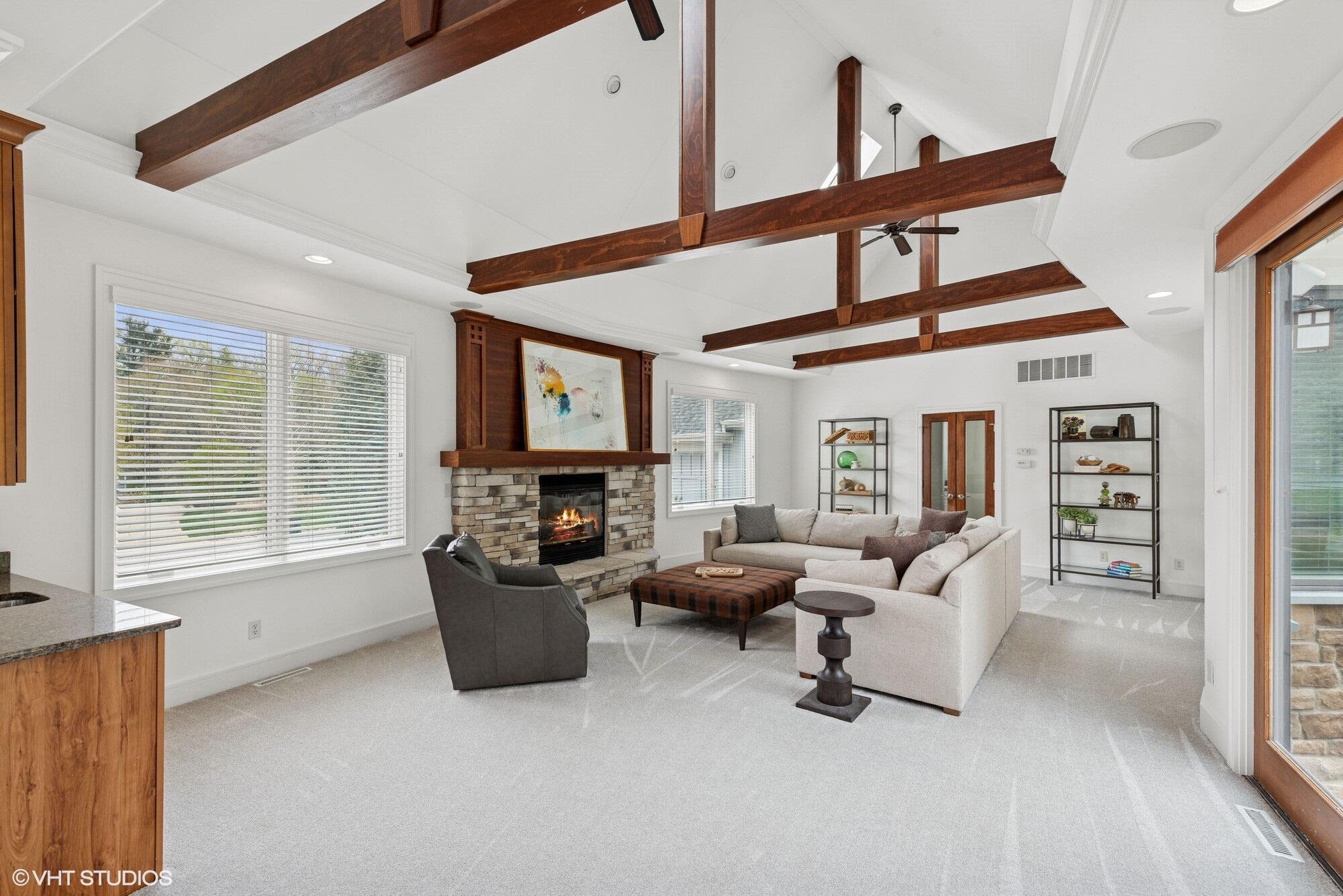 2252 Marrell Hill Road Valparaiso, IN 46385 - Photo 13 of 49 a living room with furniture and a flat screen tv