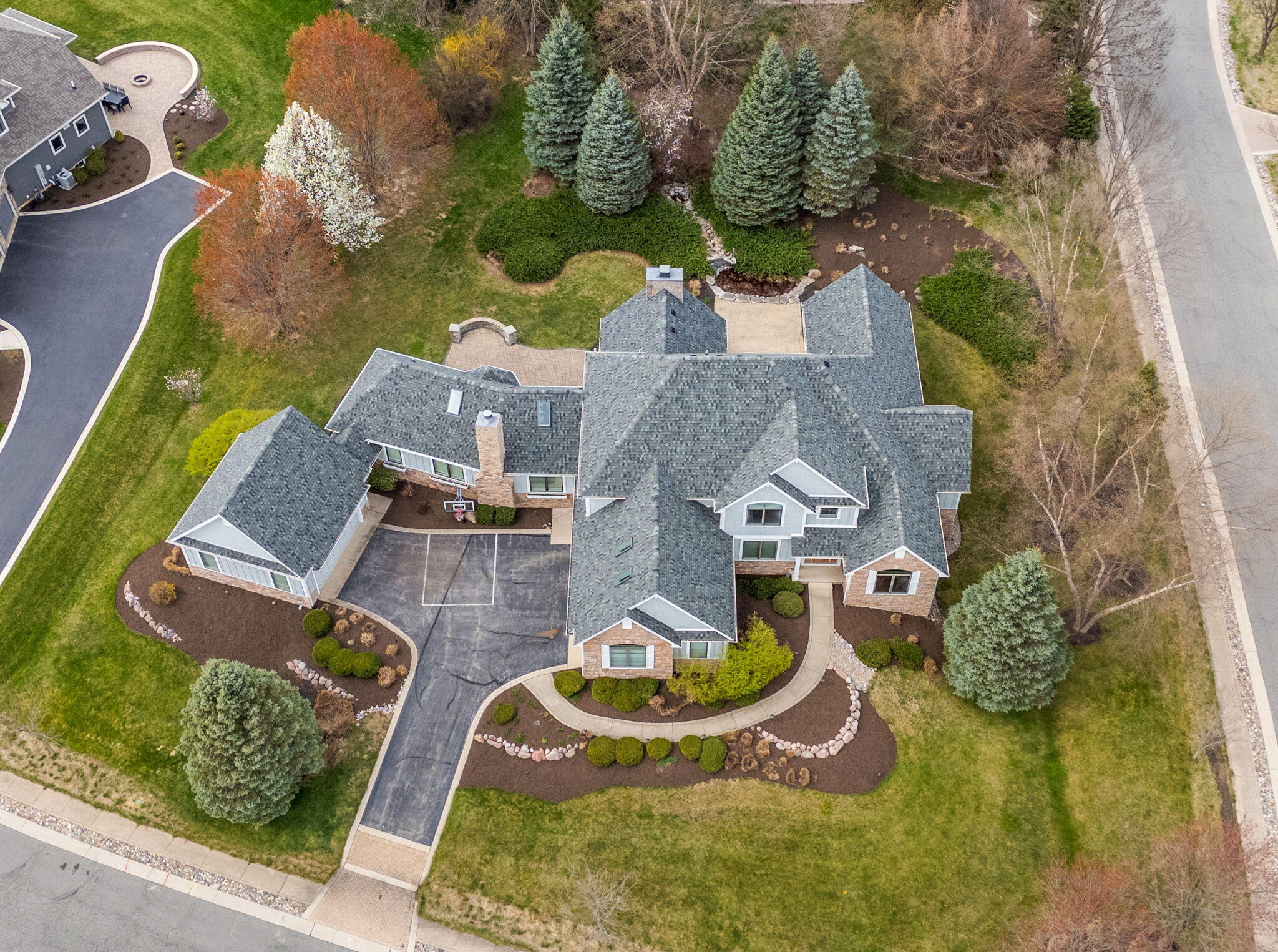 2252 Marrell Hill Road Valparaiso, IN 46385 - Photo 45 of 49 an aerial view of a house with outdoor space