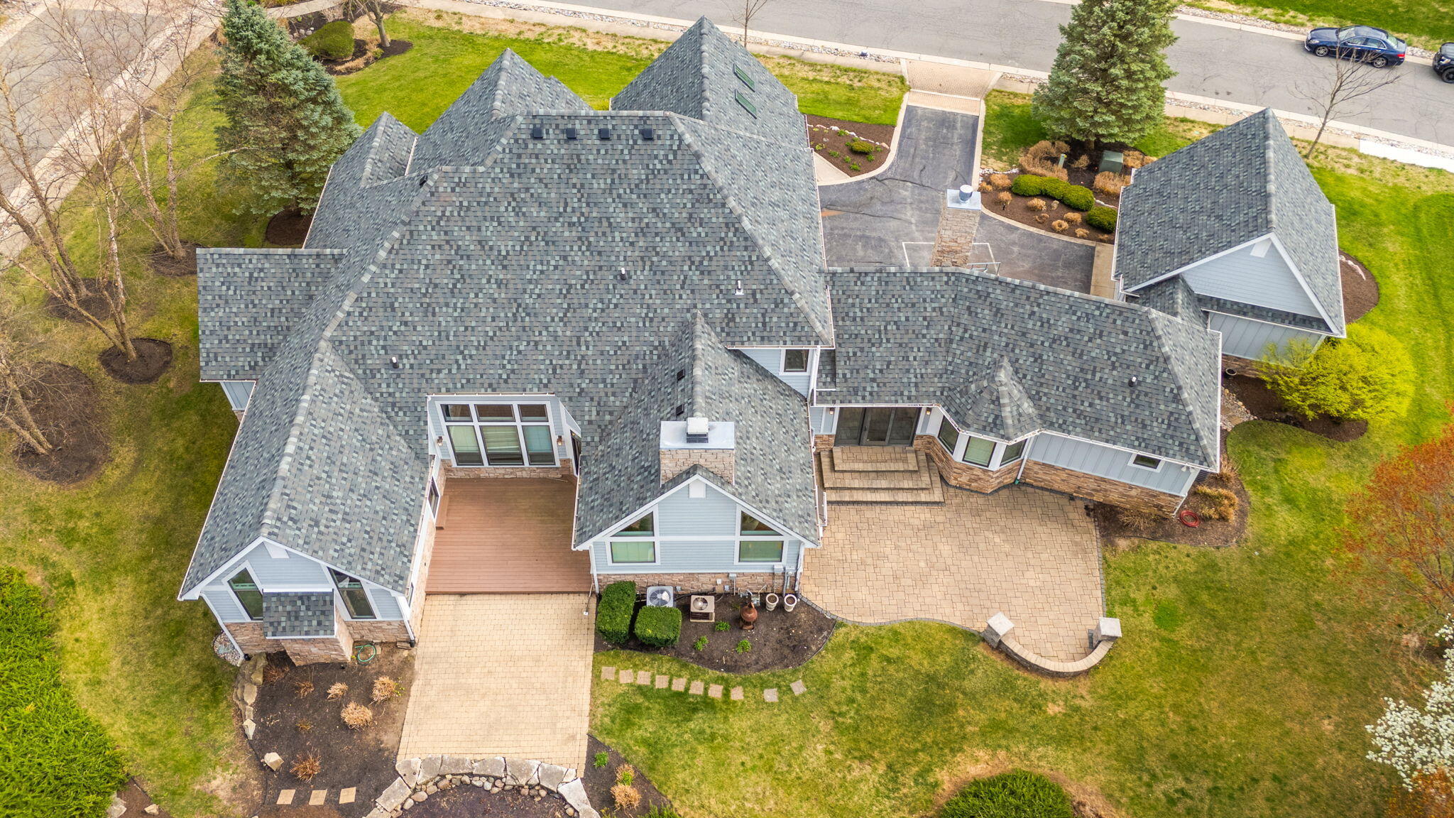 2252 Marrell Hill Road Valparaiso, IN 46385 - Photo 47 of 49 an aerial view of a house with swimming pool
