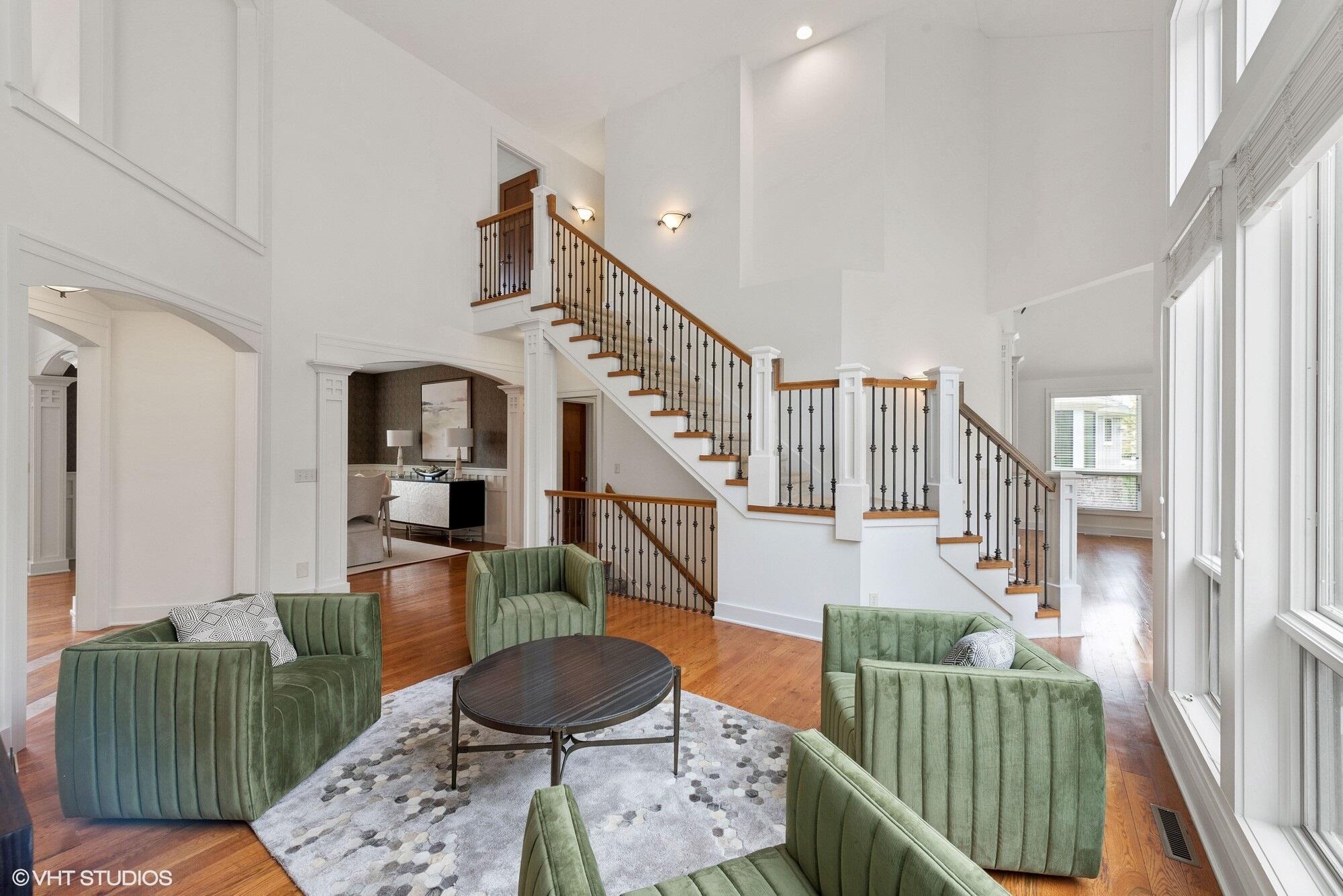 2252 Marrell Hill Road Valparaiso, IN 46385 - Photo 7 of 49 a living room with furniture and a wooden floor