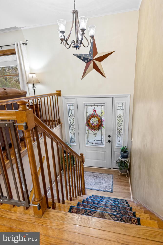 1573 Garrisonville Road Stafford, VA 22556 - Photo 3 of 63 a view of entryway and hall with wooden floor