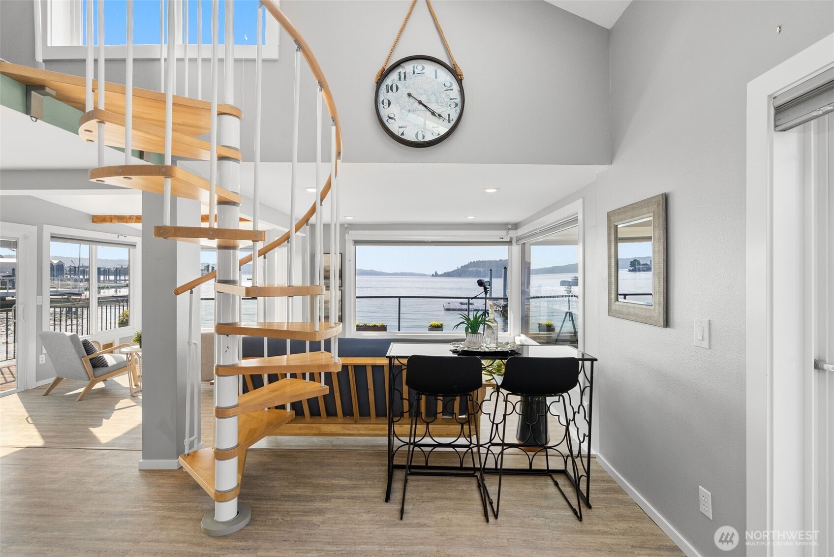 1542-1538 South Wilton Road Tacoma, WA 98466 - Photo 13 of 40 a dining room with furniture and a large window