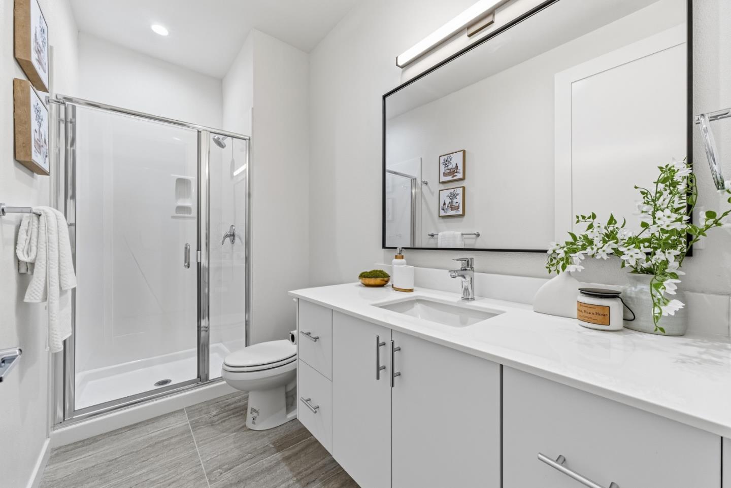 139 Flynn Avenue Mountain View, CA 94043 - Photo 26 of 34 a bathroom with a sink a toilet and shower