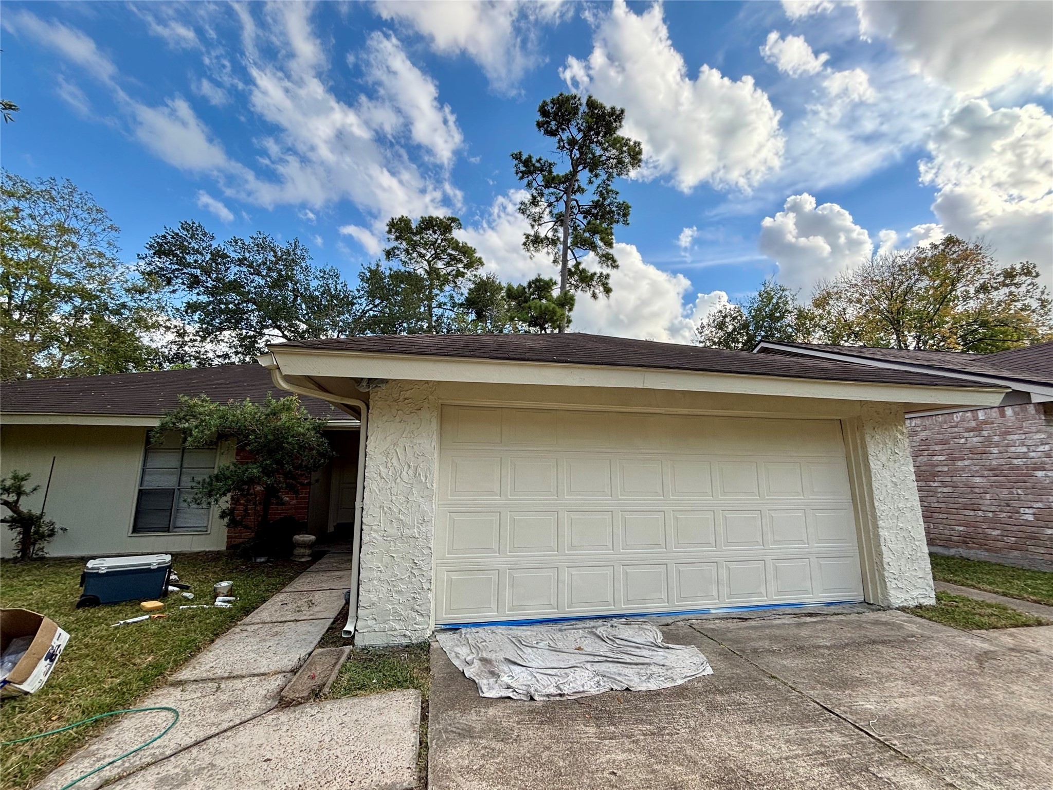 4426 Hirschfield Road Spring, TX 77373 - Photo 20 of 20 front view of a house with a garden