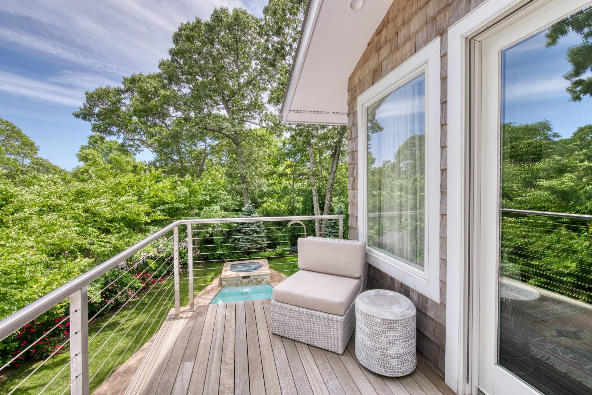 30 Springwood Way East Hampton, NY 11937 - Photo 16 of 32 a view of balcony with couches