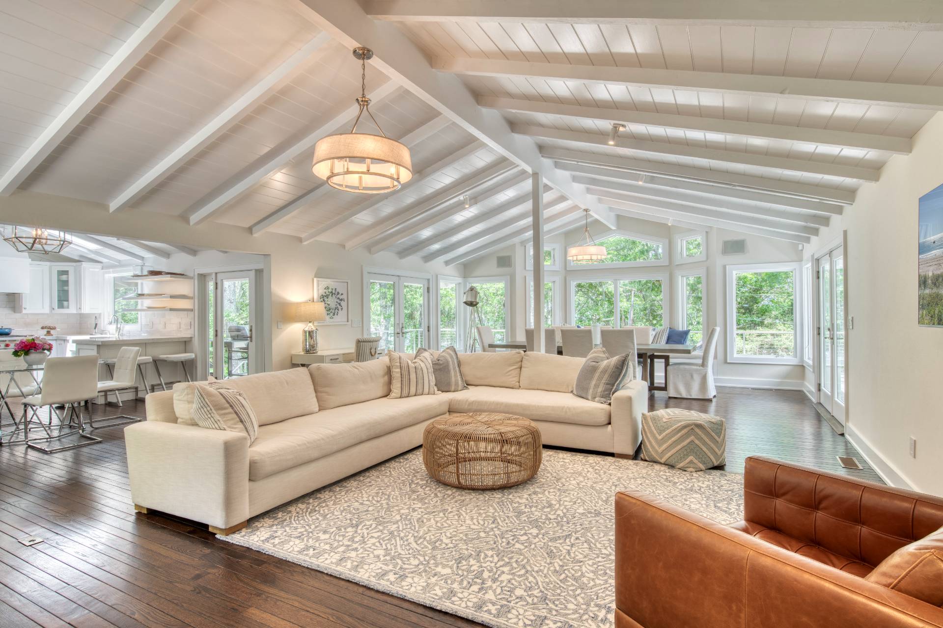 30 Springwood Way East Hampton, NY 11937 - Photo 7 of 32 a living room with furniture and a large window