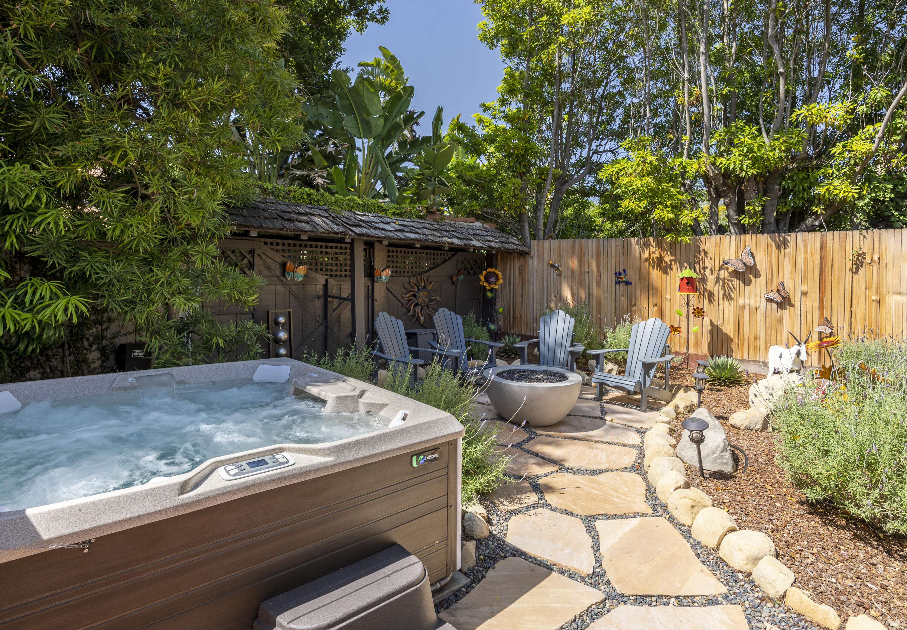 1284 Spring Road Montecito, CA 93108 - Photo 16 of 21 Hot Tub & Fire Pit