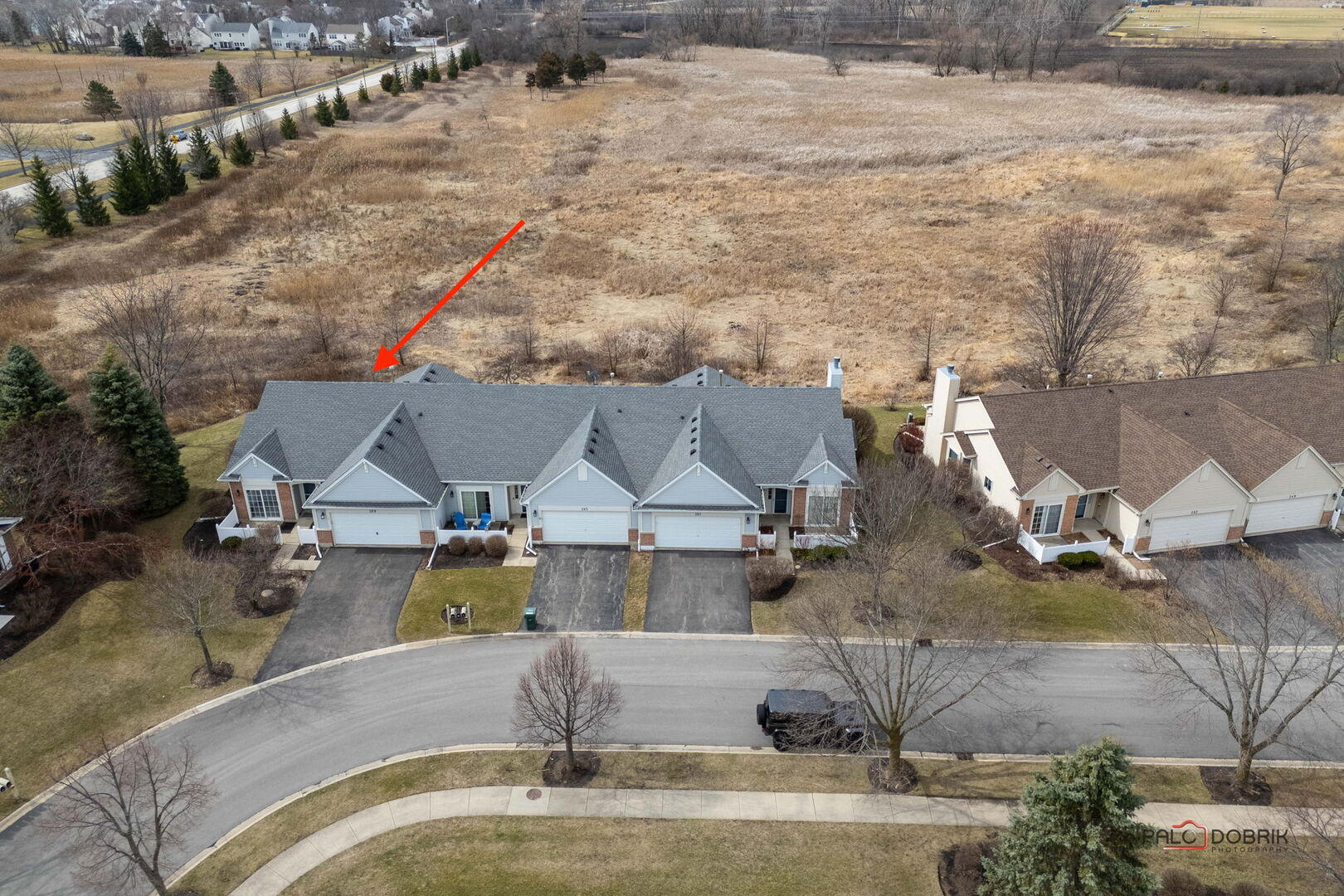 269 Enfield Lane Grayslake, IL 60030 - Photo 41 of 45 an aerial view of residential houses with outdoor space