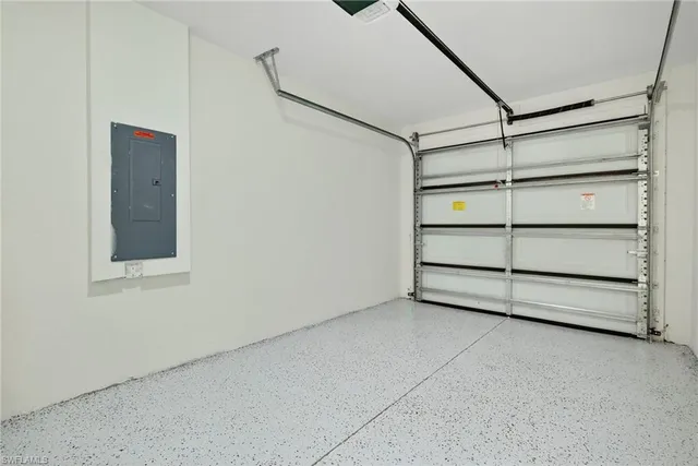 a view of a room with an empty space