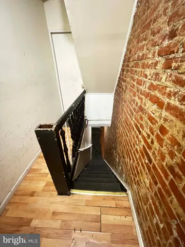 a view of stairs