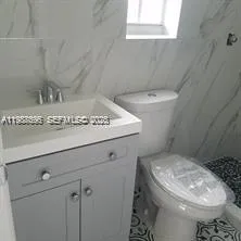 a view of a bathroom with a sink