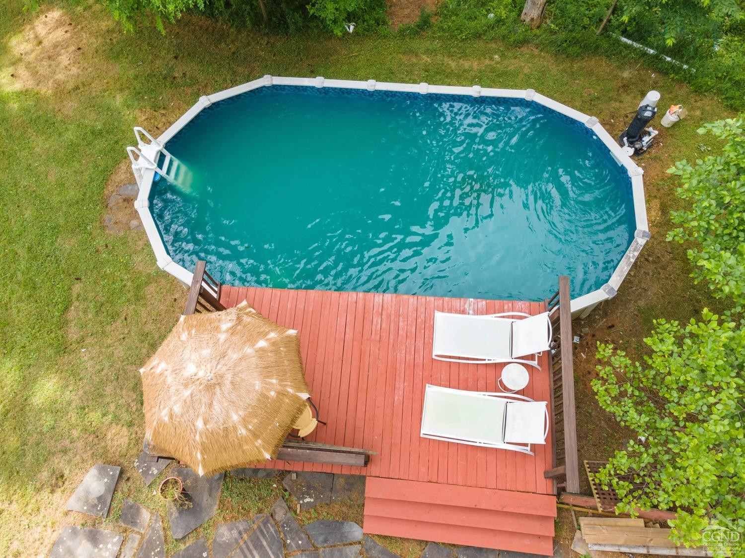 188 Taibbi Road Gilboa, NY 12076 - Photo 10 of 54 a view of a swimming pool with a yard
