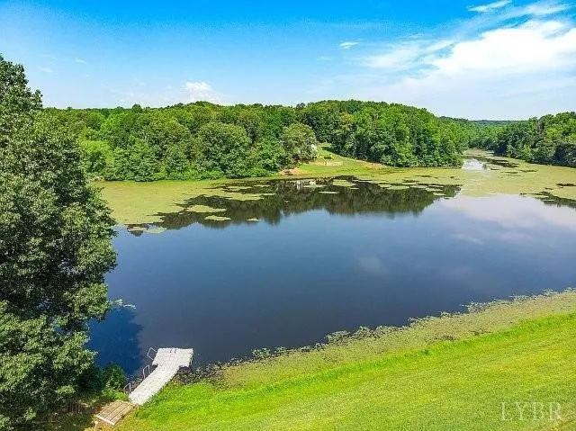 a view of a lake with a lake