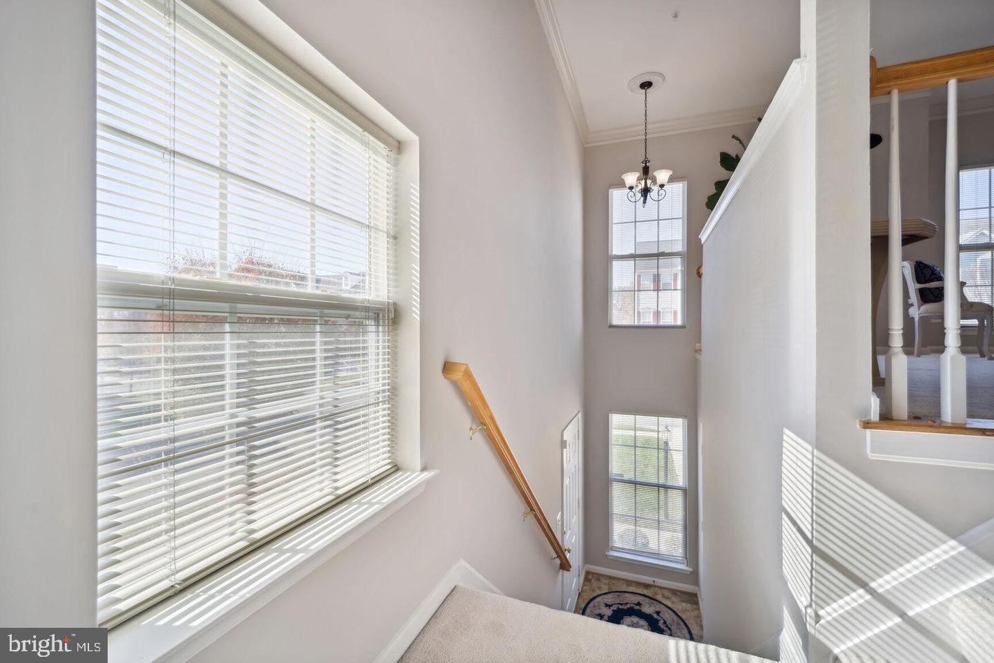 1116 Ring Bill Loop Upper Marlboro, MD 20774 - Photo 5 of 42 a view of staircase with white walls and windows