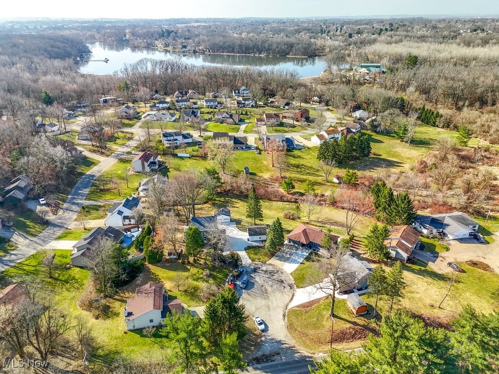 1157 Bass Circle Northwest Canton, OH 44708 - Photo 29 of 31 Drone / aerial view featuring a residential view and a water view