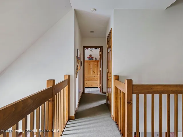 a bedroom with a bed and furniture