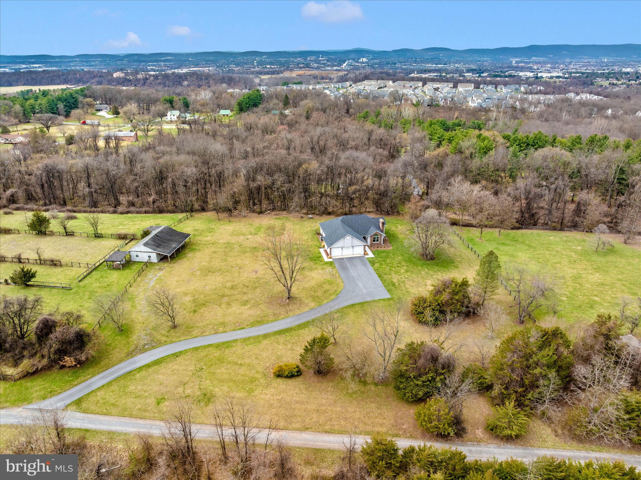 8708 Reichs Ford Road Frederick, MD 21704 - Photo 54 of 88 Aerial House & Barn