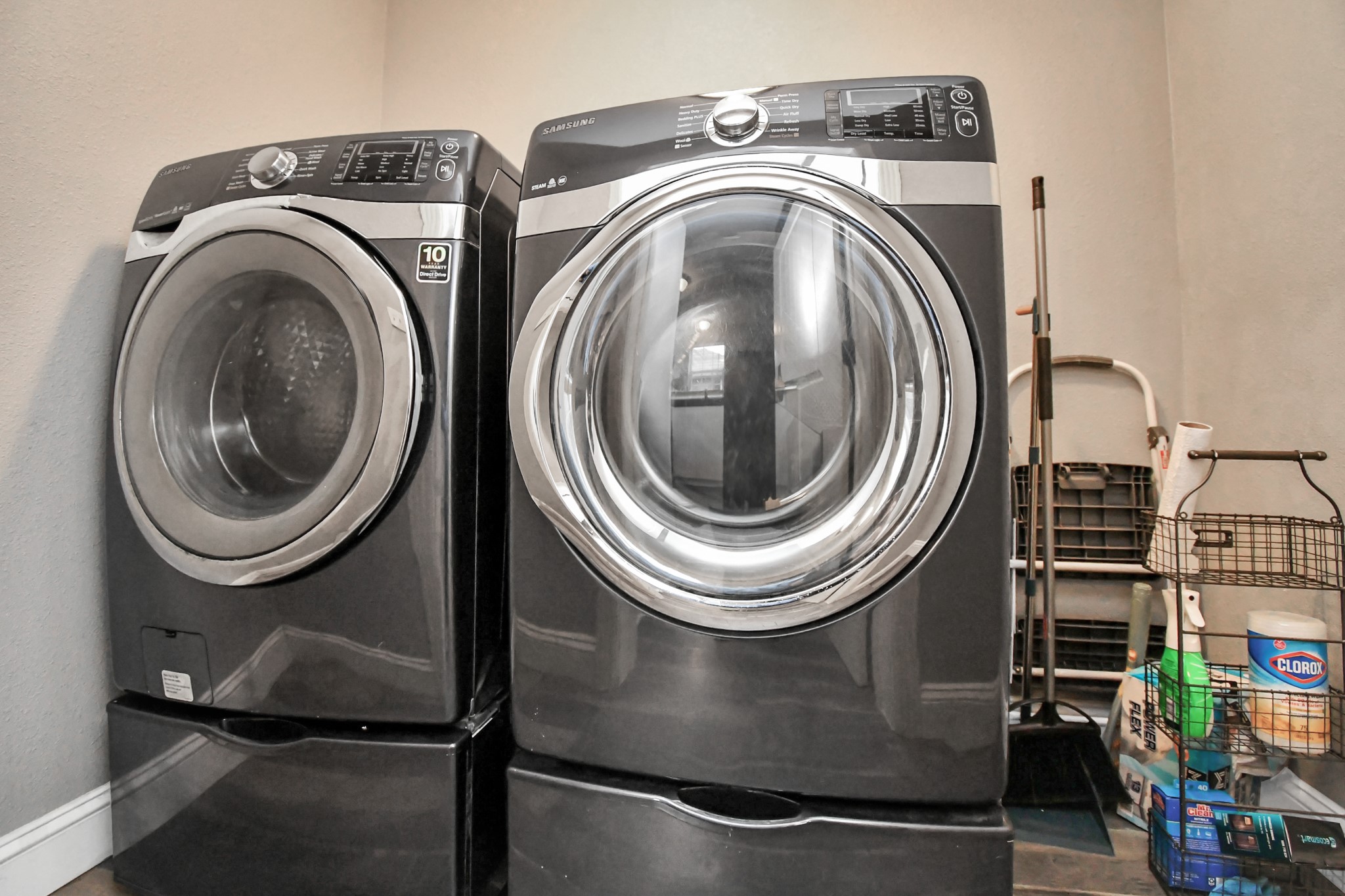 3217 Michigan Street Baytown, TX 77520 - Photo 16 of 37 a close up view of a washer and dryer