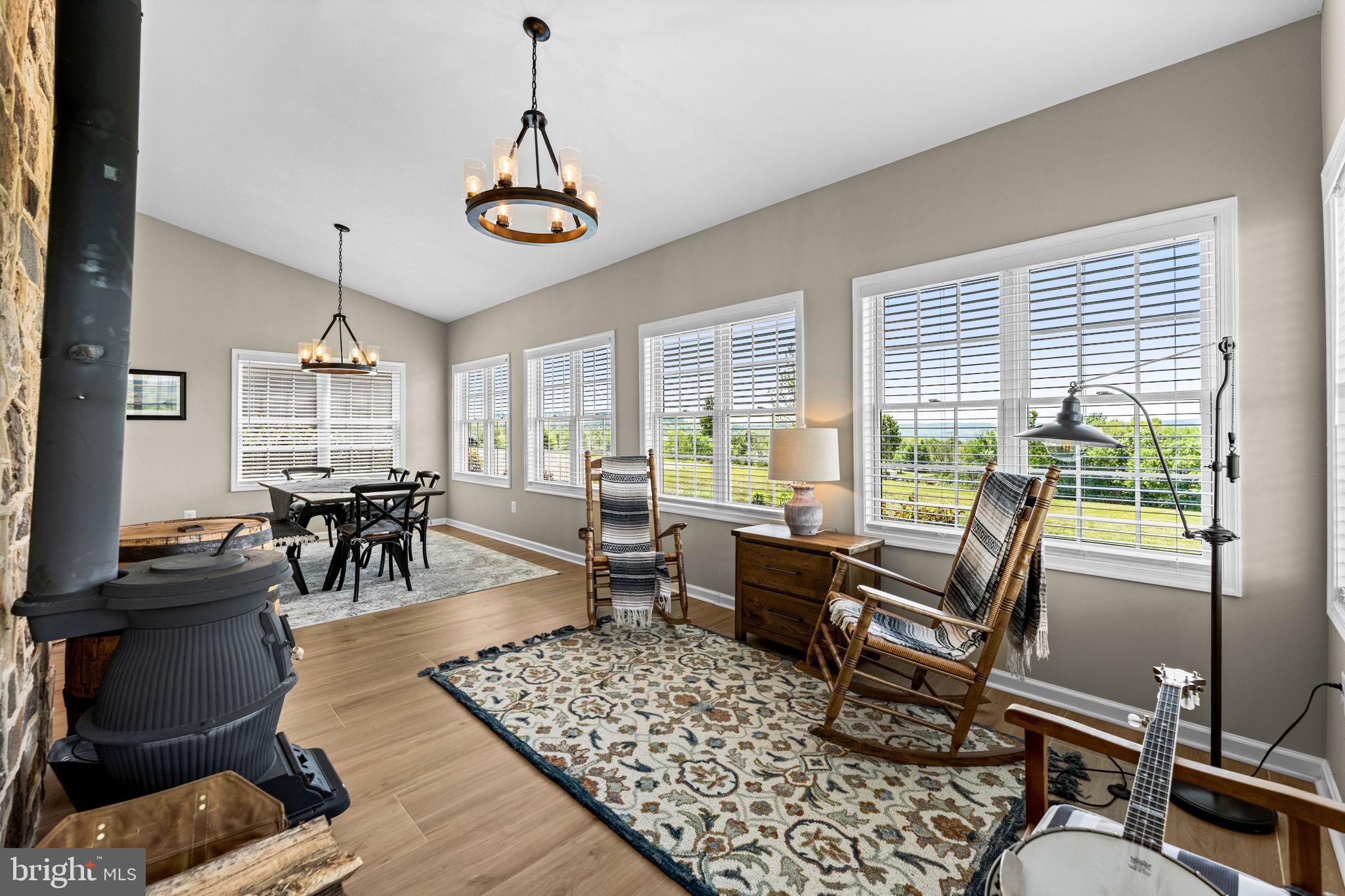 820 Shadyside Road Elk Garden, WV 26717 - Photo 17 of 138 Combined Dining and Living Room