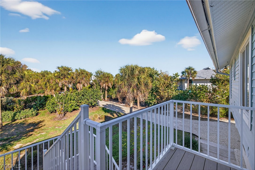 4562 Bowen Bayou Road Sanibel, FL 33957 - Photo 22 of 38 a view of a balcony with yard
