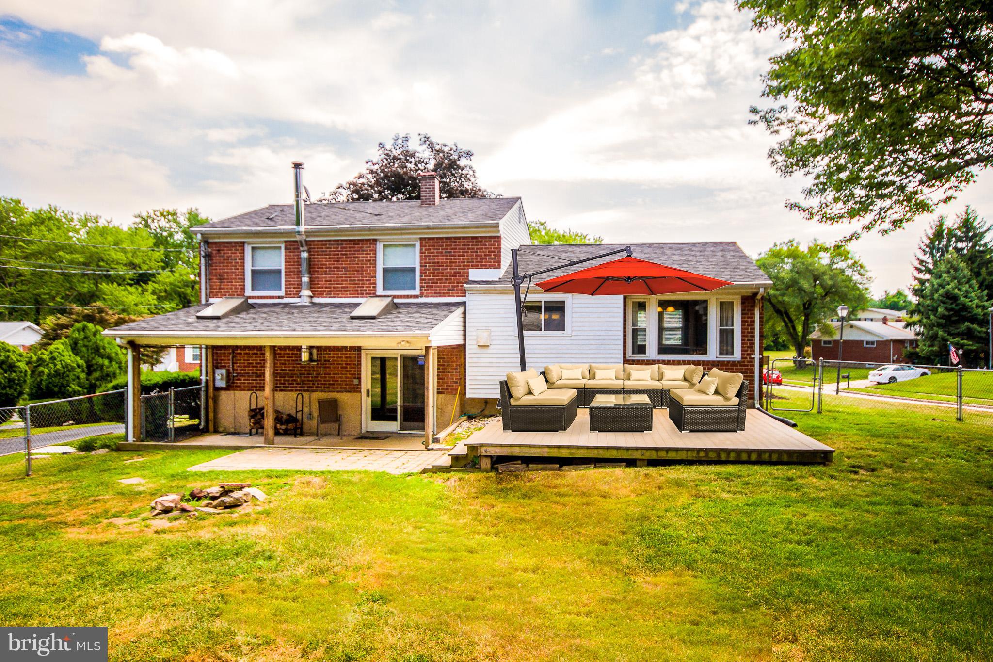 9100 Covered Bridge Road Baltimore, MD 21234 - Photo 15 of 20 Exterior (Rear) - Some virtual staging.