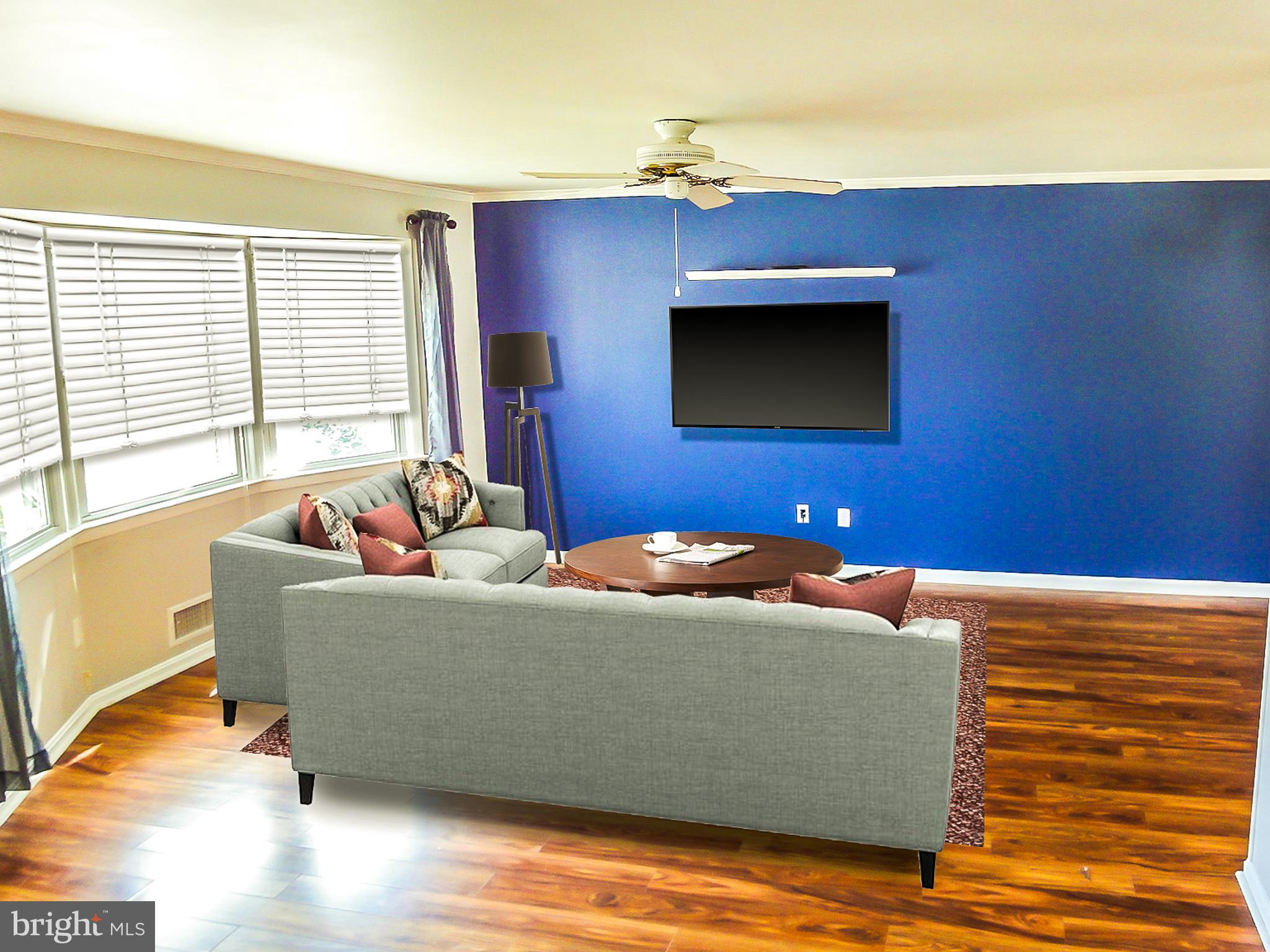 9100 Covered Bridge Road Baltimore, MD 21234 - Photo 3 of 20 Living Room - virtual staging