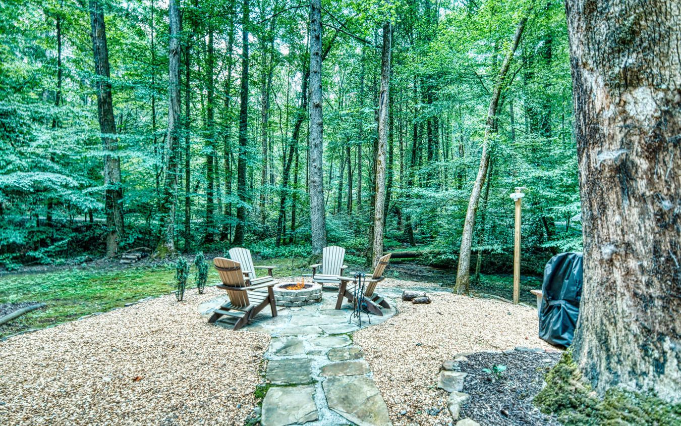 889 Joann Sisson Road Blue Ridge, GA 30513 - Photo 11 of 41 a garden view with a seating space
