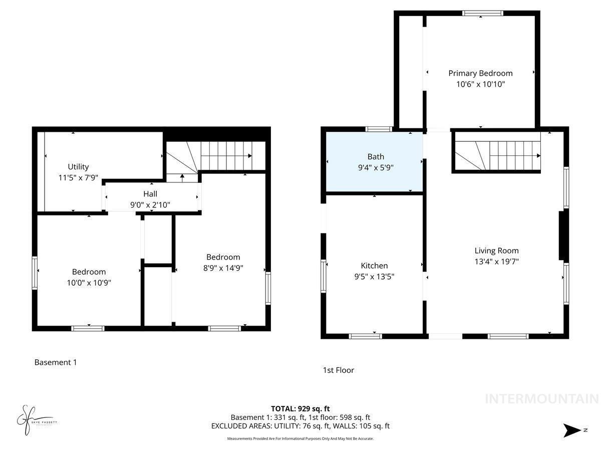347 Polk Street Twin Falls, ID 83301 - Photo 25 of 25 View of property floor plan