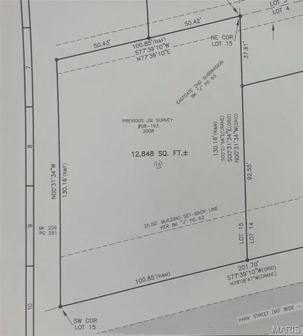 $15,500 | Lot 15 Park Street, Monroe City, MO 63456