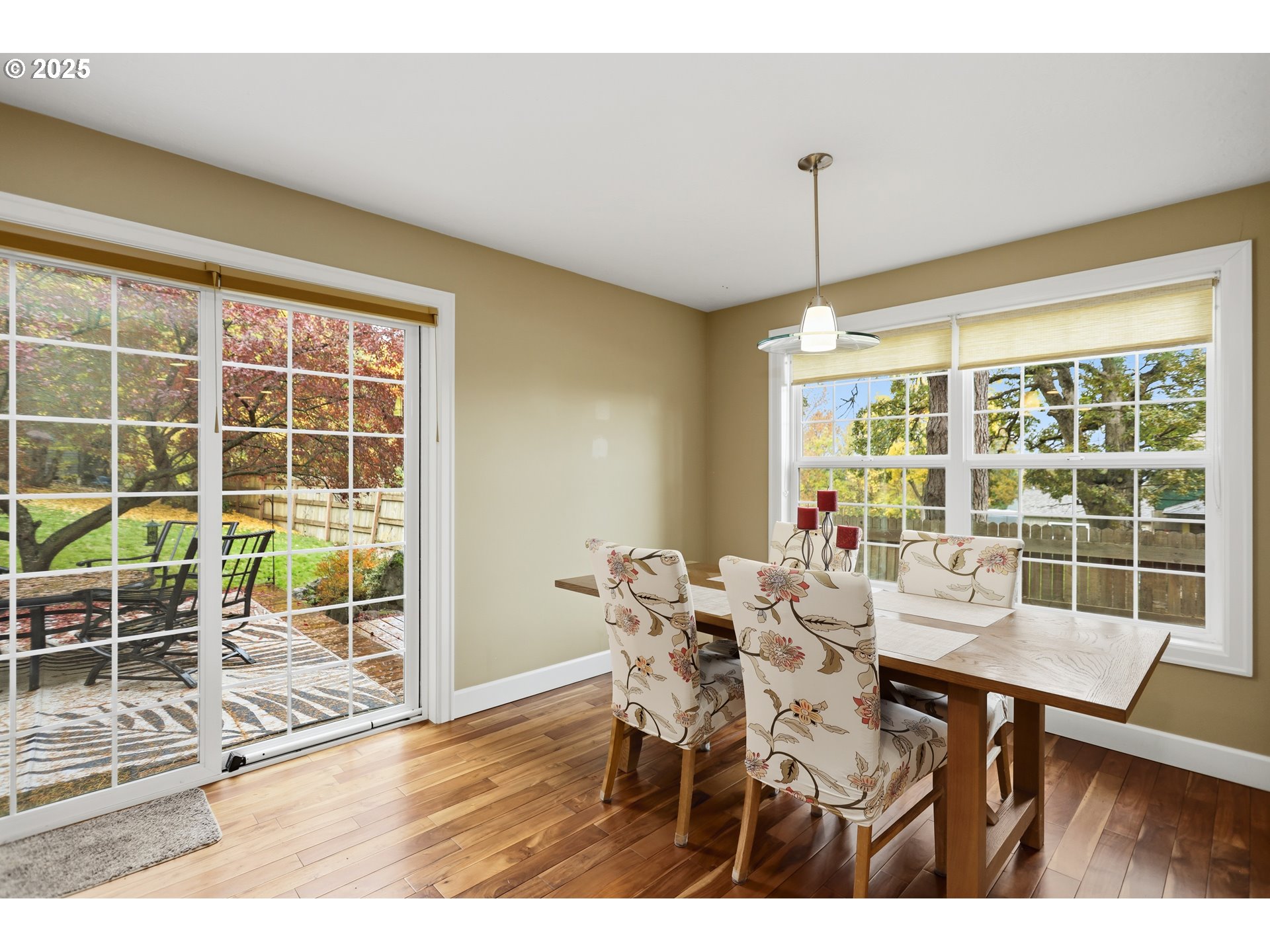602 Frankton Road Hood River, OR 97031 - Photo 17 of 47 a view of a dining room with furniture window and outside view