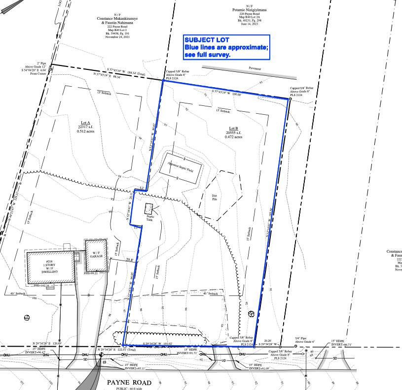 0 Payne Road Scarborough, ME 04074 - Photo 4 of 4 00 PAYNE SURVEY DETAIL