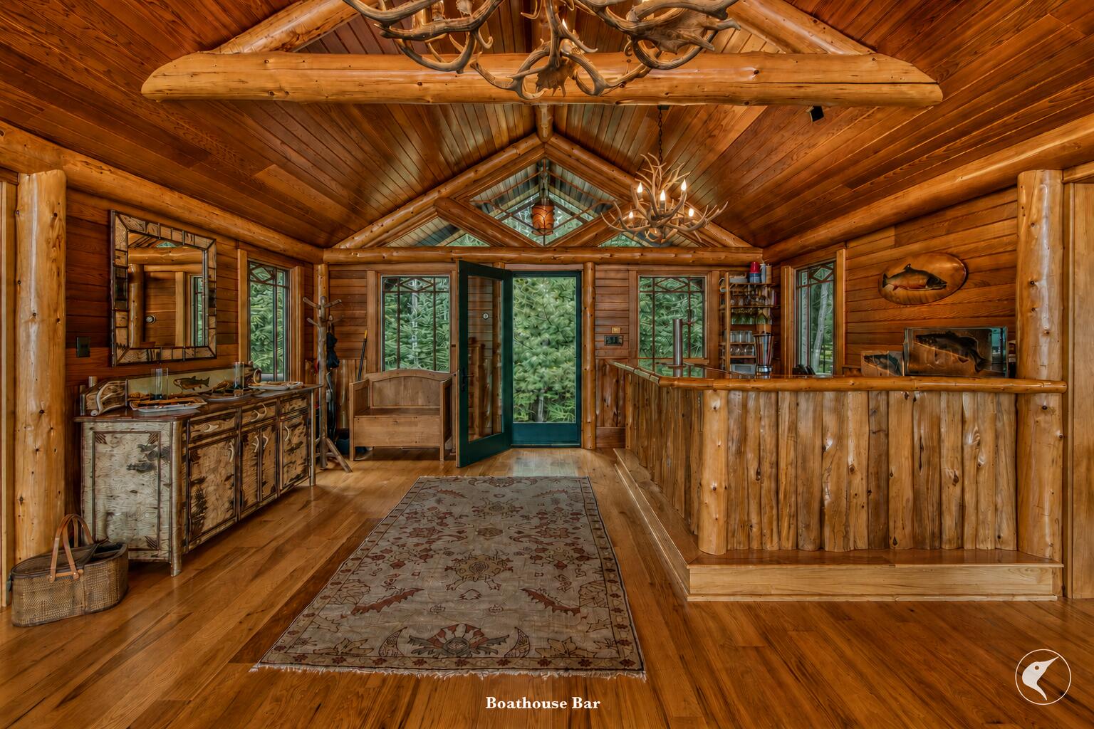 62 Peninsula Way Road Lake Placid, NY 12946 - Photo 30 of 35 Boathouse Entrance/Bar