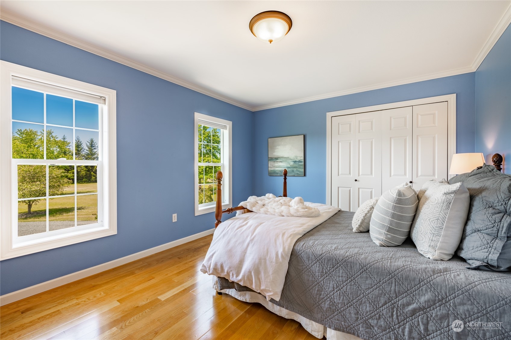 6708 Woodlyn Road Ferndale, WA 98248 - Photo 23 of 40 a bedroom with a bed and window