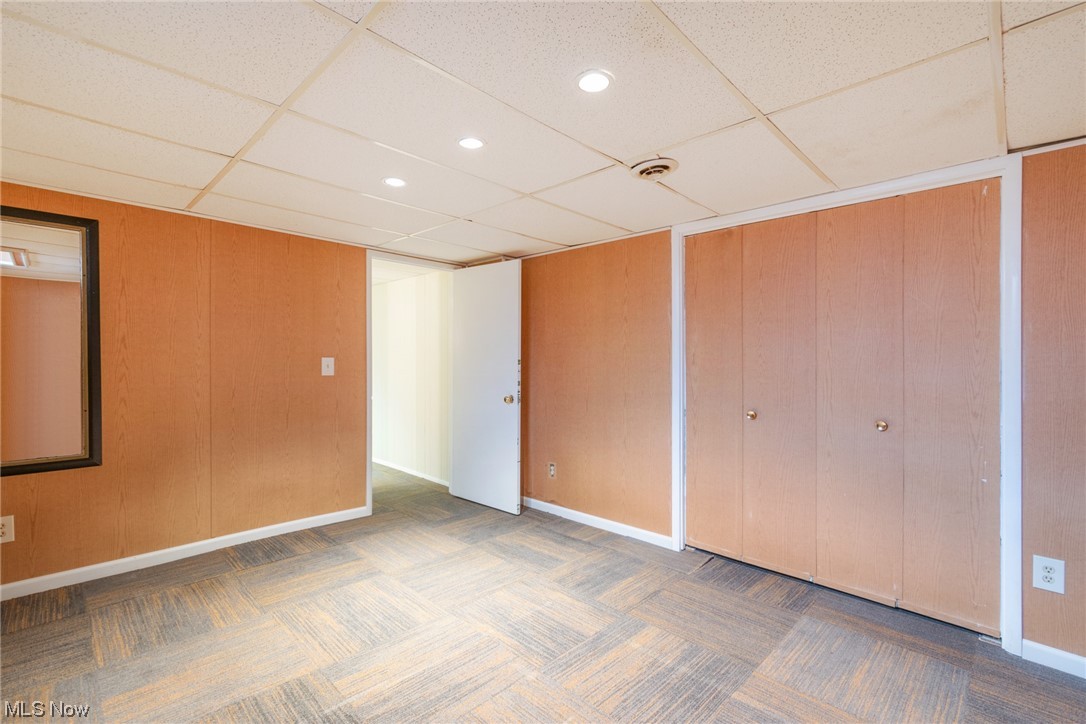 6178 Warren - Sharon Road Brookfield, OH 44403 - Photo 22 of 43 Side A - Basement Bonus Rm - Could be used as extra Bedroom or Large Office