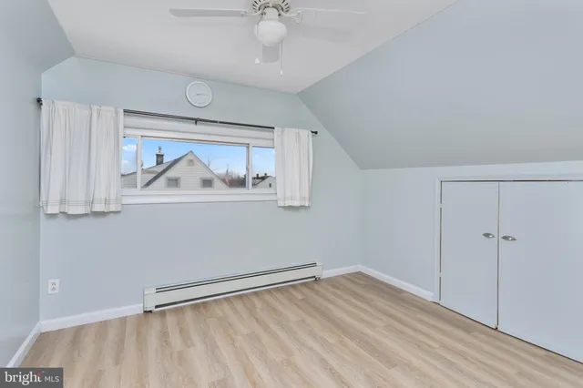 a view of hallway with washer and dryer