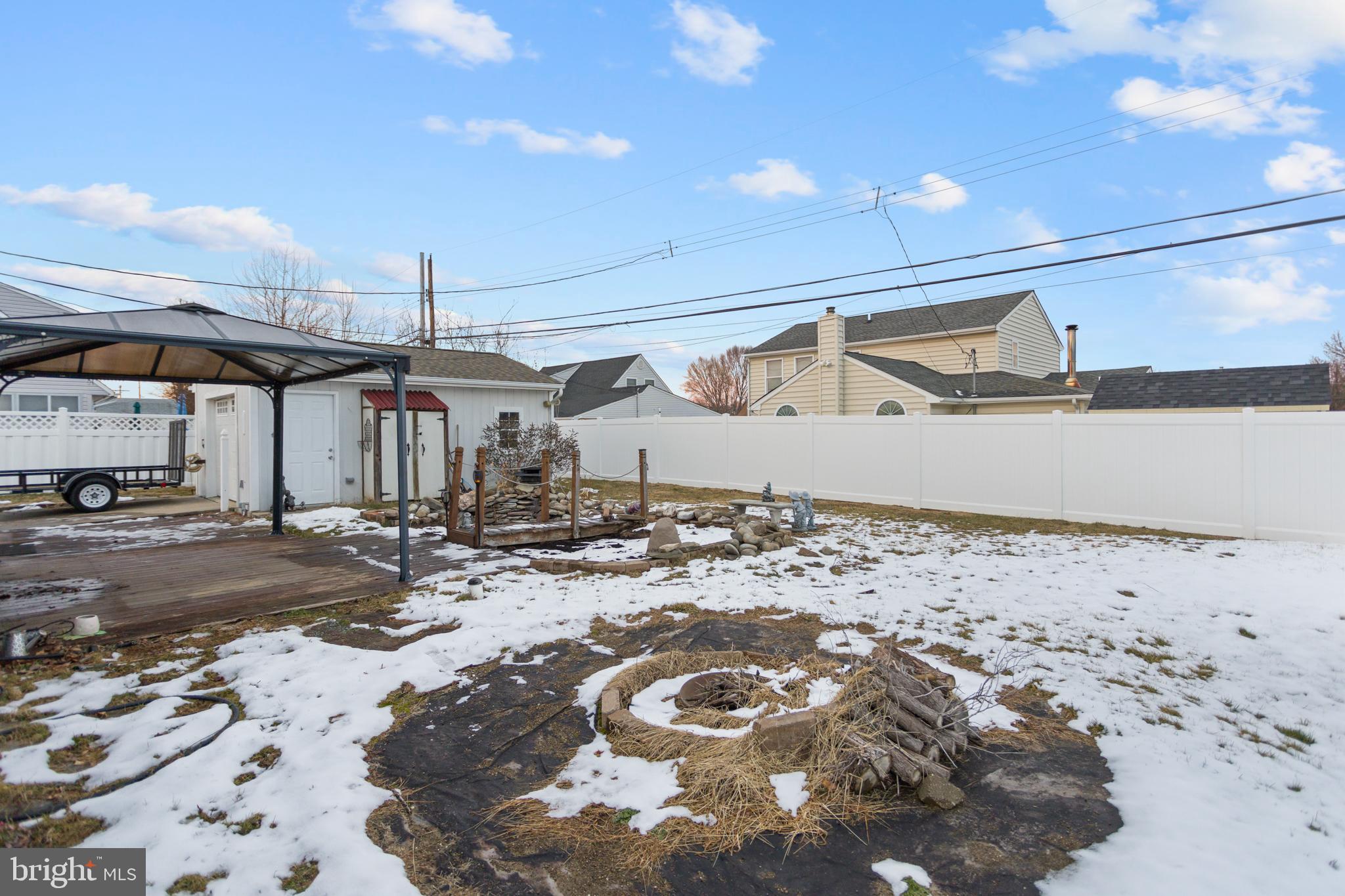 90 Cobalt Ridge Drive East, Unit E Levittown, PA 19057 - Photo 24 of 27 Backyard View - Vinyl Fence