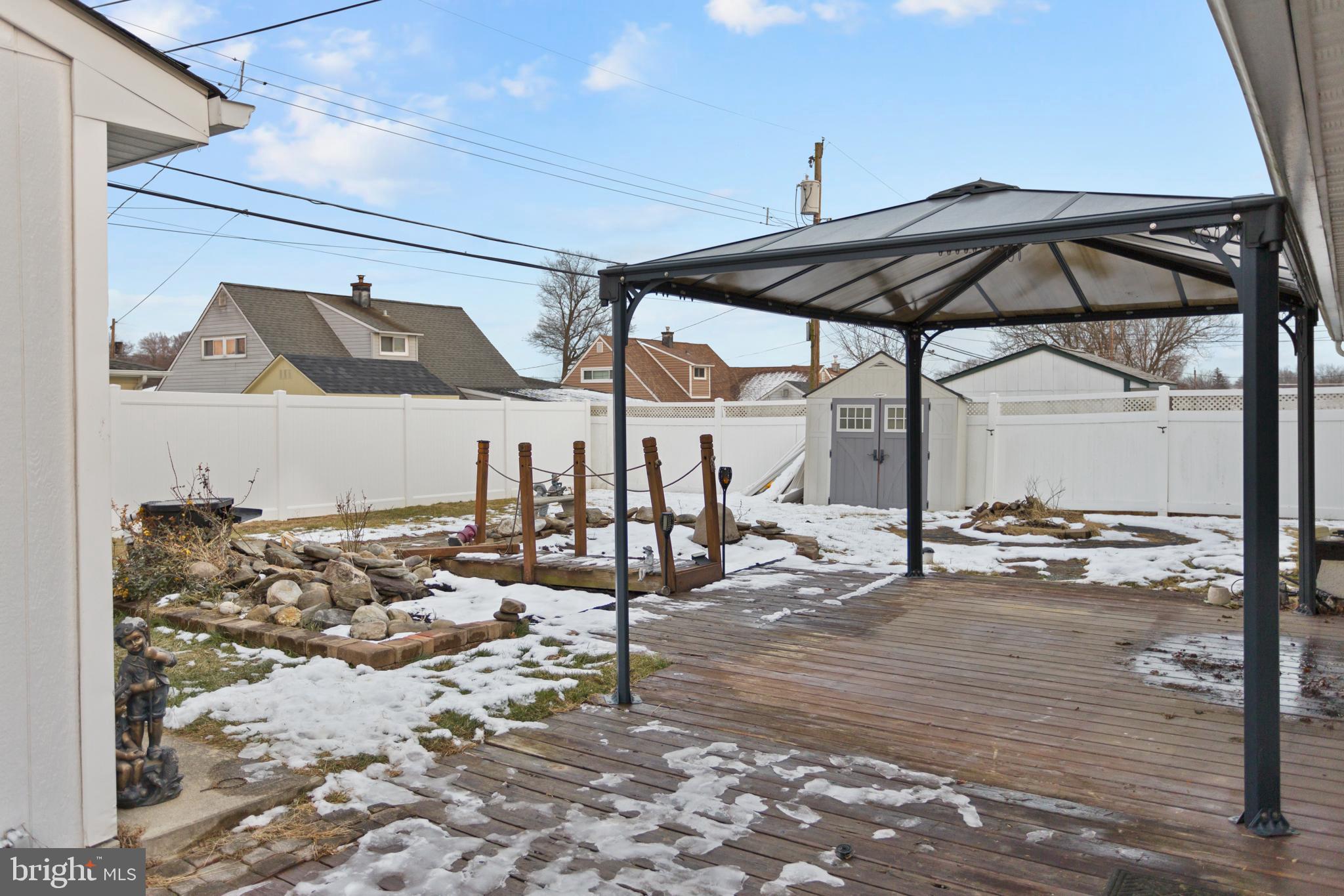 90 Cobalt Ridge Drive East, Unit E Levittown, PA 19057 - Photo 25 of 27 Backyard View - Vinyl Fence