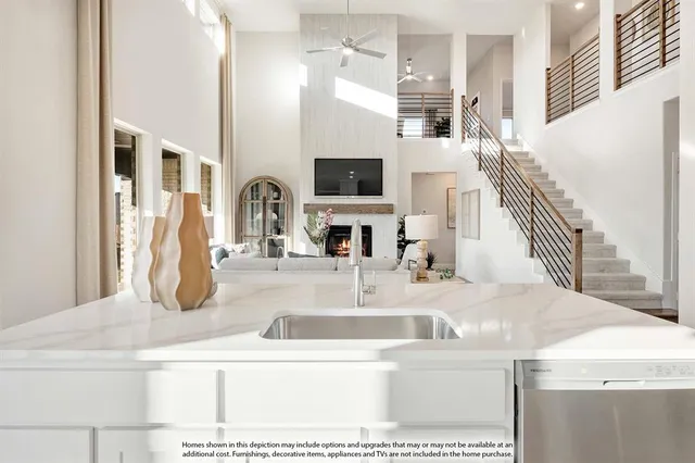 a view of living room with granite countertop furniture