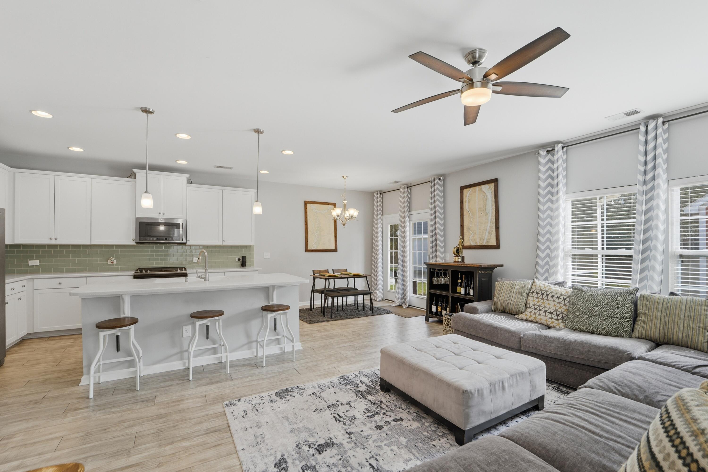 1663 Valley Oak Road Johns Island, SC 29455 - Photo 26 of 65 Living to Kitchen and Dining