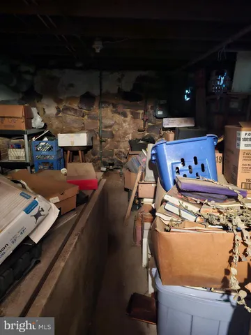 a view of storage and utility room