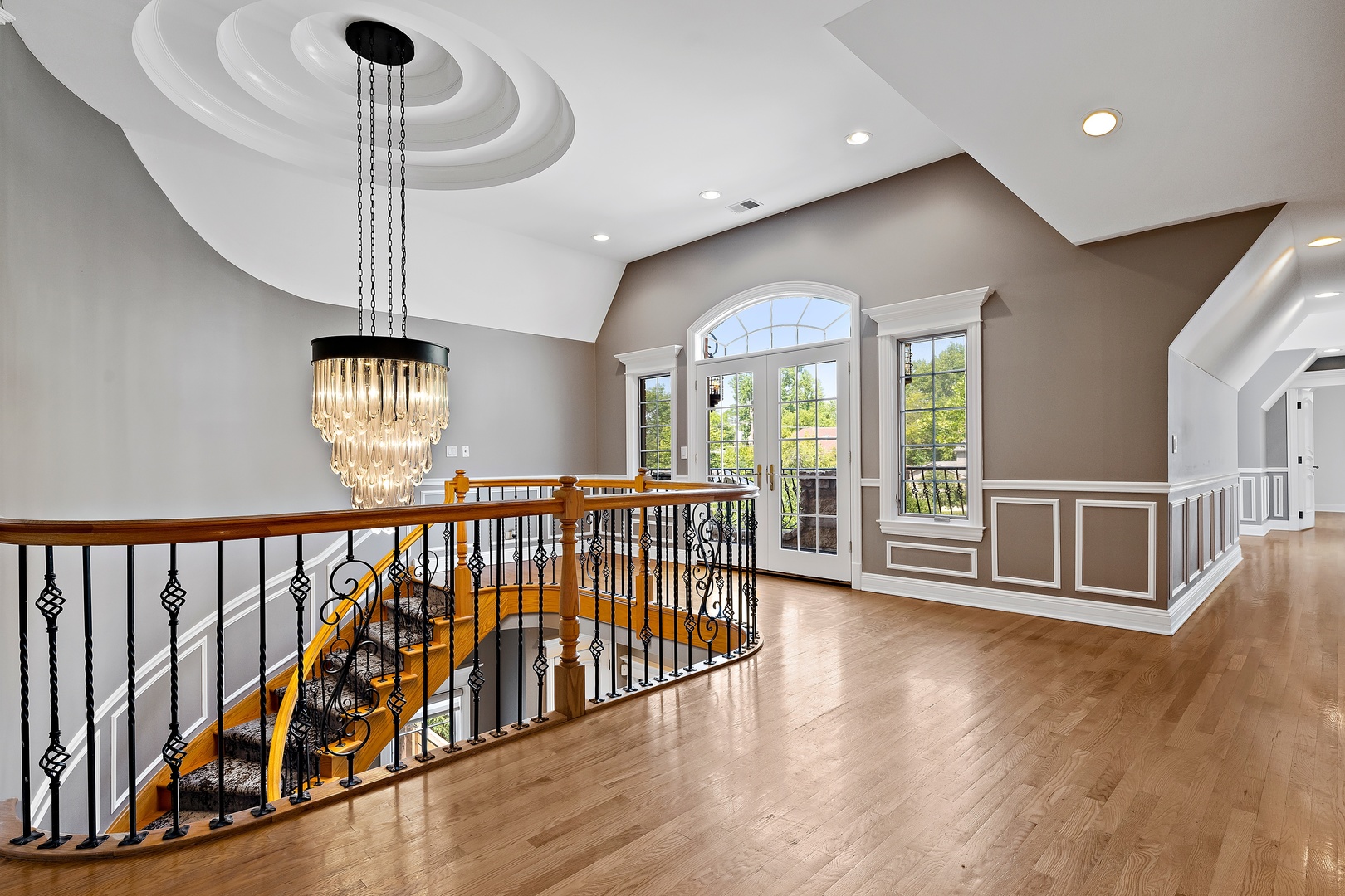3151 Keystone Road Northbrook, IL 60062 - Photo 16 of 48 a view of entryway and hall with wooden floor