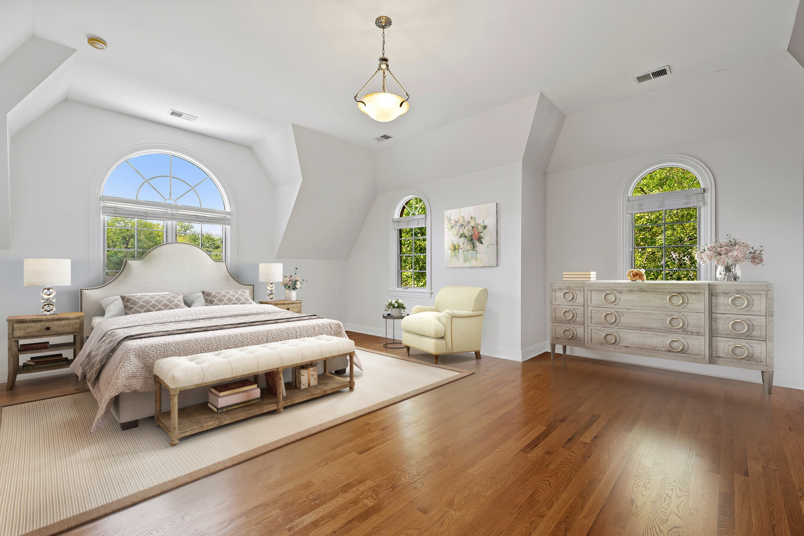 3151 Keystone Road Northbrook, IL 60062 - Photo 29 of 48 a view of a room with wooden floor and windows