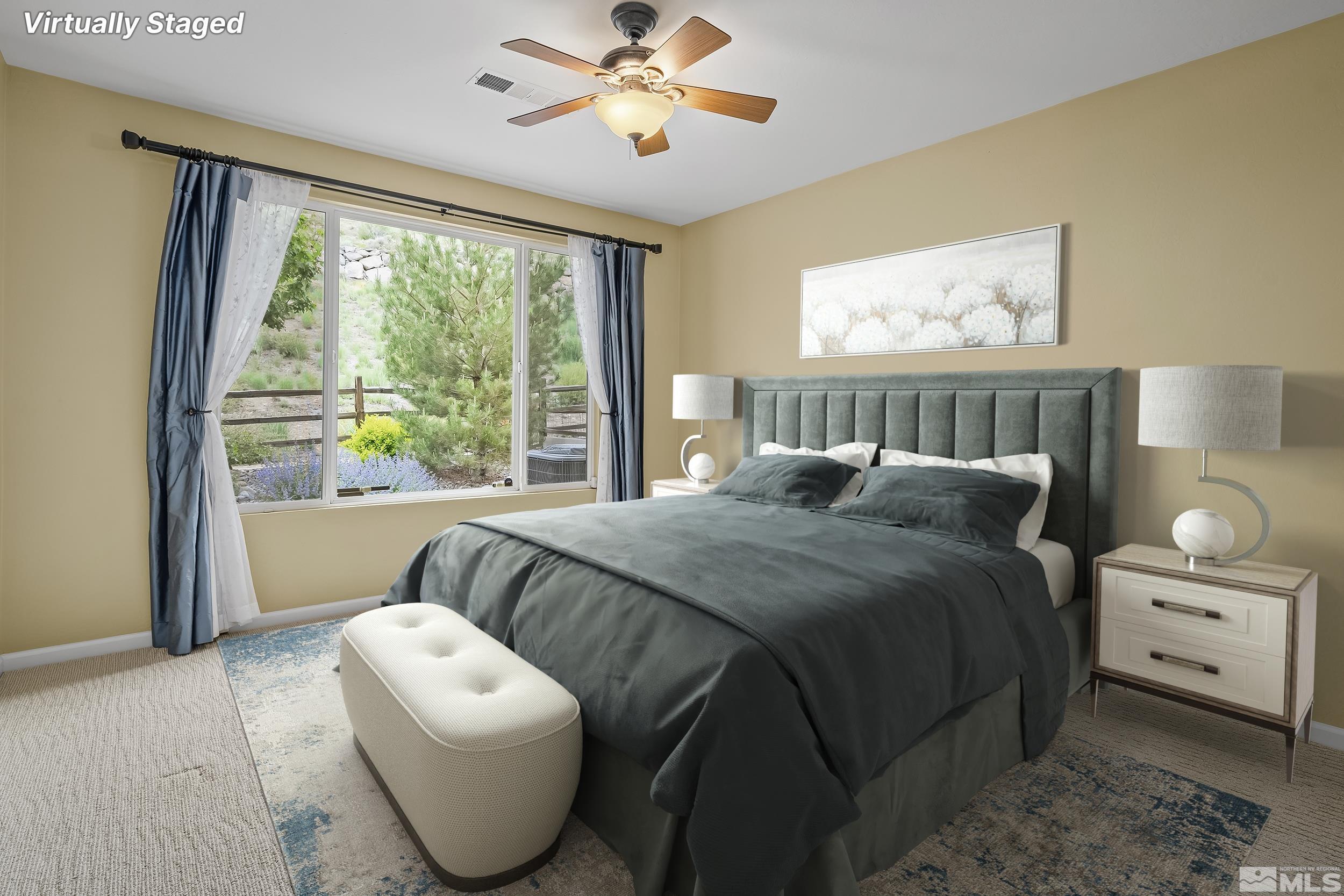1745 Trail Creek Way Reno, NV 89523 - Photo 15 of 28 a bedroom with a bed and a large window
