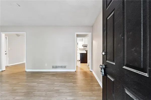 wooden floor in a gallery