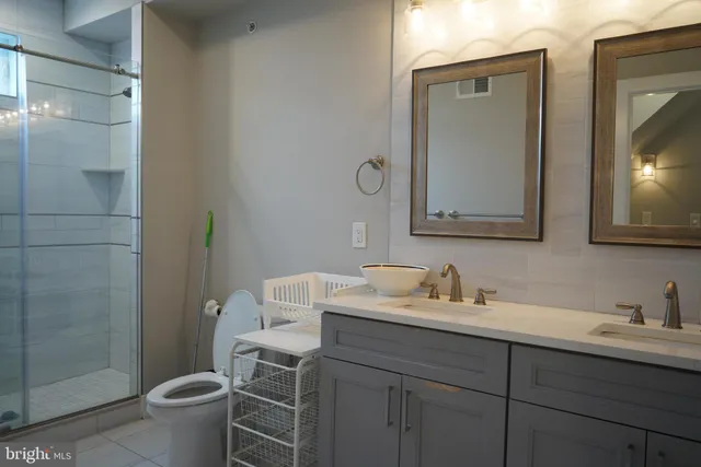 a close view of water heater