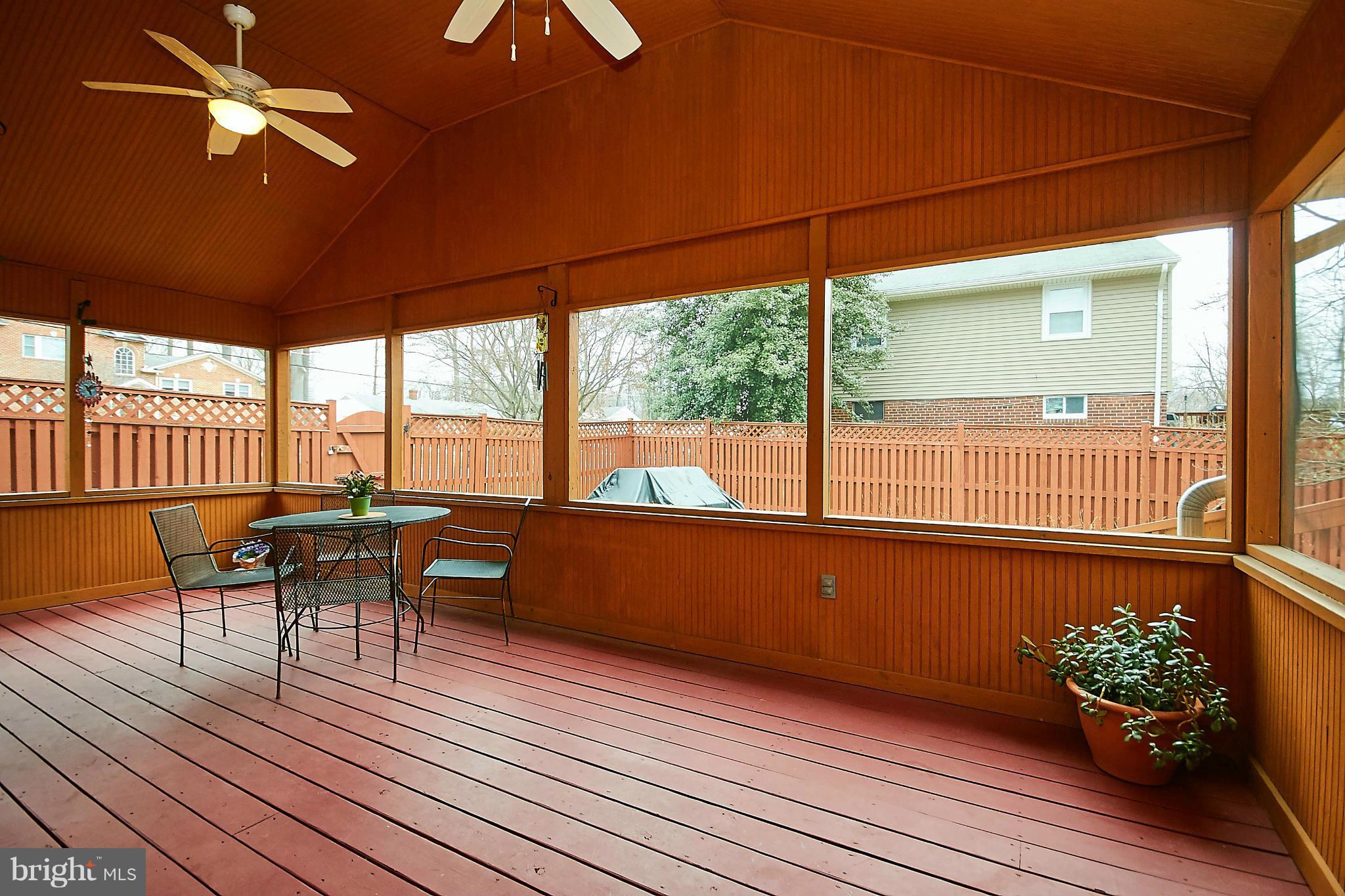 7724 Elgar Street Springfield, VA 22151 - Photo 25 of 30 Large Screened Porch
